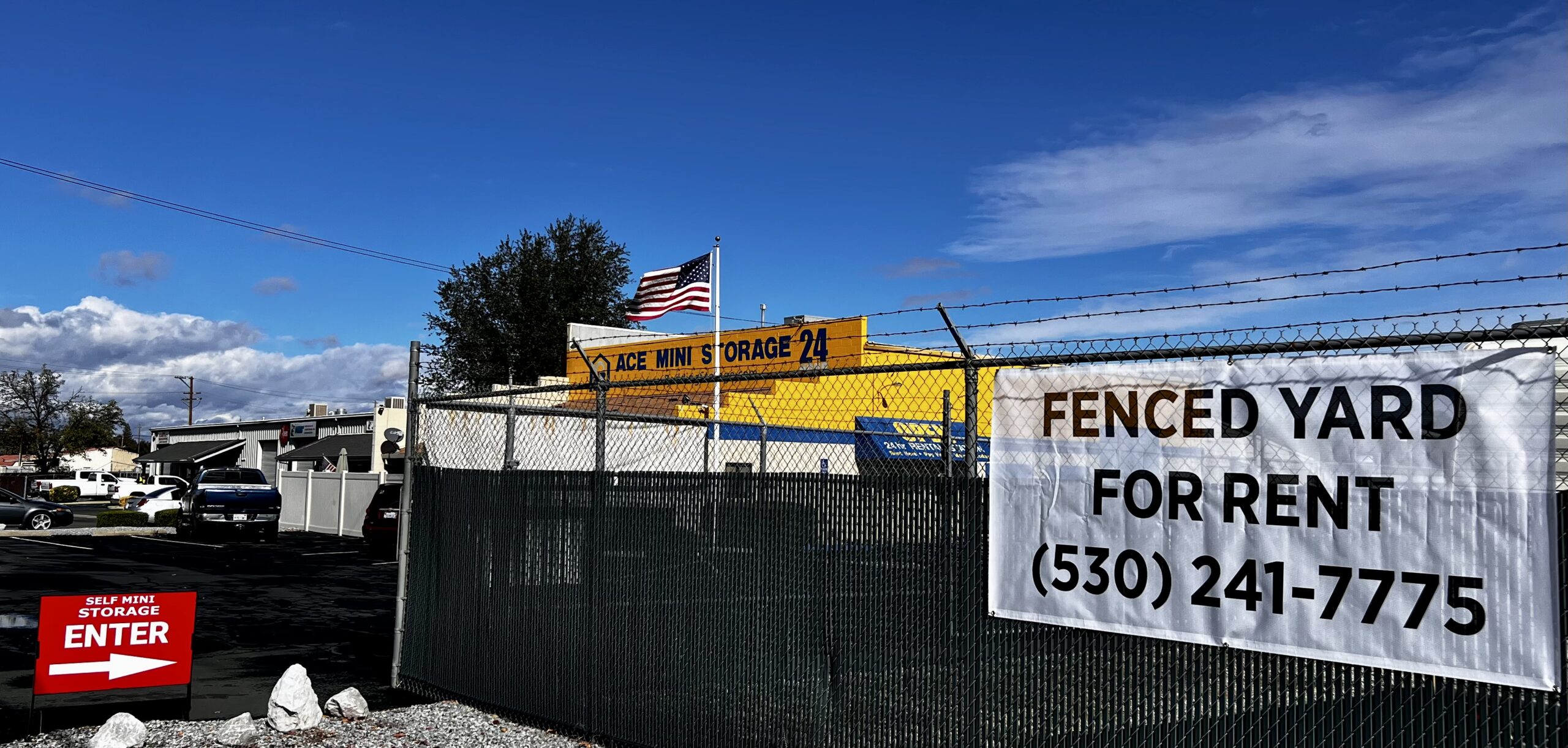 Fenced Storage Yard